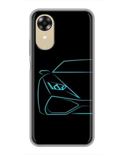 Чохол для OPPO A17k з картинкою «Блакитний силует Lamborghini» Чохол для OPPO A17k з картинкою «Блакитний силует Lamborghini»