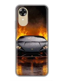 Чохол для OPPO A17k з картинкою «Lamborghini у вогні» Чохол для OPPO A17k з картинкою «Lamborghini у вогні»