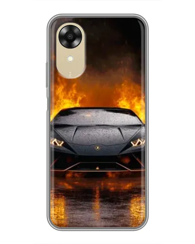 Чохол для OPPO A17k з картинкою «Lamborghini у вогні» Чохол для OPPO A17k з картинкою «Lamborghini у вогні»