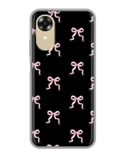 Чехол для OPPO A17k с картинкой «Бант-цветок»