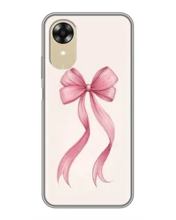 Чехол для OPPO A17k с картинкой «Розовый бант»