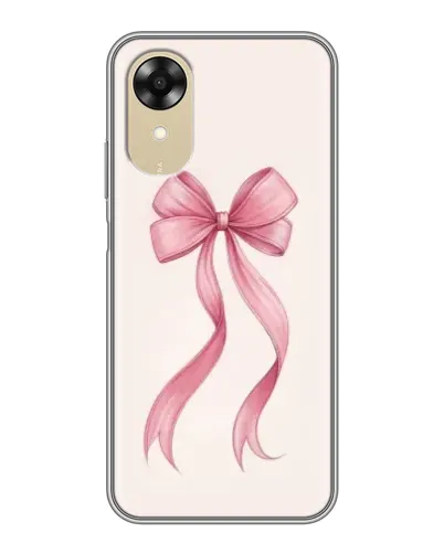Чехол для OPPO A17k с картинкой «Розовый бант»
