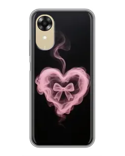Чехол для OPPO A17k с картинкой «Дымчатое сердце»