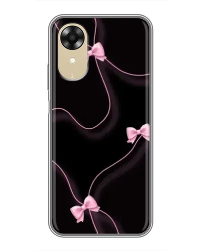 Чехол для OPPO A17k с картинкой «Розовые ленты»