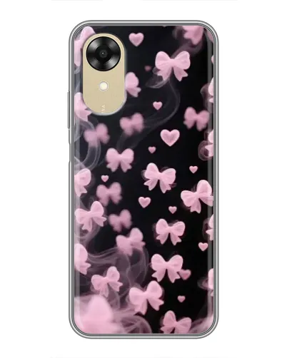 Чехол для OPPO A17k с картинкой «Неоновое кружево»