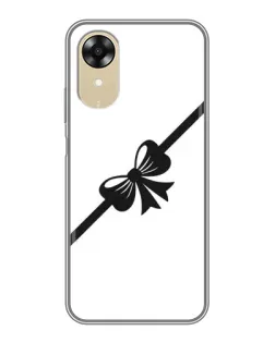Чехол для OPPO A17k с картинкой «Диагональный бант»