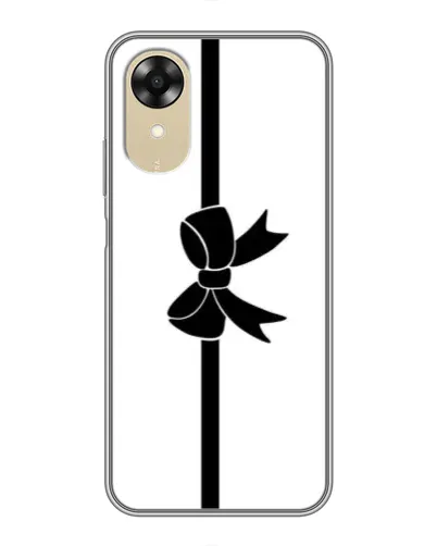 Чехол для OPPO A17k с картинкой «Вертикальный бант»