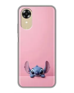 Чохол для OPPO A17k з картинкою «Stitch визирає»