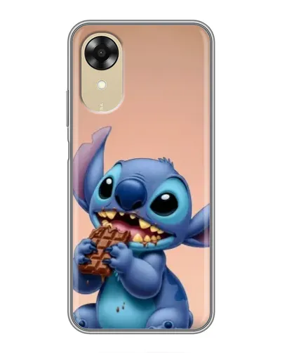 Чохол для OPPO A17k з картинкою «Стіч їсть шоколад» Чохол для OPPO A17k з картинкою «Стіч їсть шоколад»