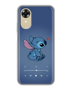 Чохол для OPPO A17k з картинкою «Музичний Stitch»