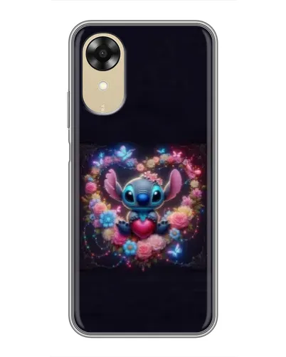 Чохол для OPPO A17k з картинкою «Stitch у квітах» Чохол для OPPO A17k з картинкою «Stitch у квітах»