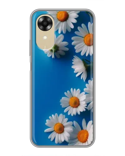 Чехол для OPPO A17k с картинкой «Белоснежные маргаритки»