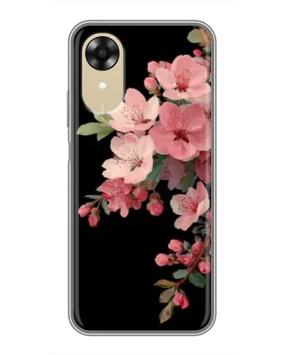 Чехол для OPPO A17k с картинкой «Розовая ветка сакуры»