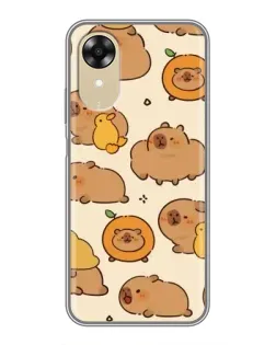 Чехол для OPPO A17k с картинкой «Капибары с апельсинами» Чехол для OPPO A17k с картинкой «Капибары с апельсинами»