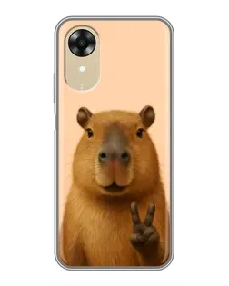 Чохол для OPPO A17k з картинкою «Капібара вікторія»