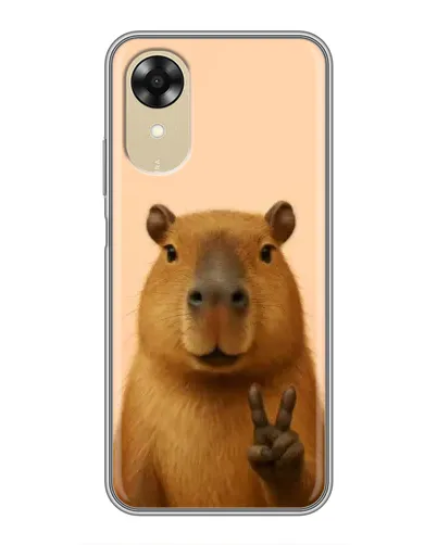 Чехол для OPPO A17k с картинкой «Капибара виктория» Чехол для OPPO A17k с картинкой «Капибара виктория»
