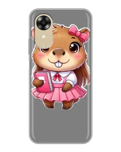 Чехол для OPPO A17k с картинкой «Девочка капибара» Чехол для OPPO A17k с картинкой «Девочка капибара»