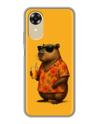 Чехол для OPPO A17k с картинкой «Капибара на отдыхе» Чехол для OPPO A17k с картинкой «Капибара на отдыхе»