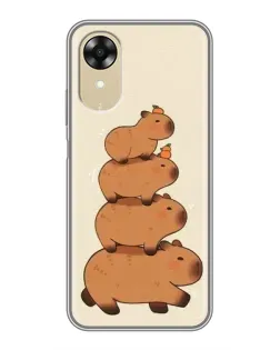 Чохол для OPPO A17k з картинкою «Вежа з капібар»