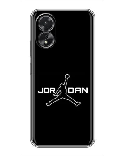 Чехол для OPPO A18 с картинкой «Nike Pink Swirl»