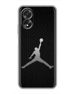 Чехол для OPPO A18 с картинкой «Jordan Dark Carbon»