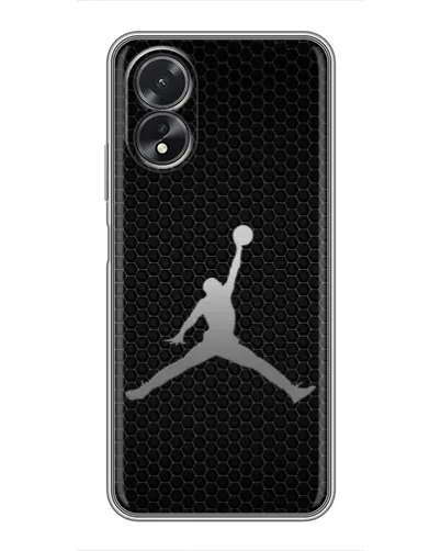 Чехол для OPPO A18 с картинкой «Jordan Dark Carbon»