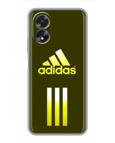 Чохол для OPPO A18 з картинкою «Оливковий градієнт Adidas»
