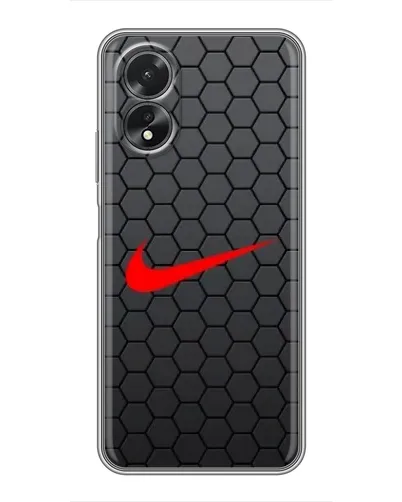 Чохол для OPPO A18 з картинкою «Nike — карбонова сітка» Чохол для OPPO A18 з картинкою «Nike — карбонова сітка»