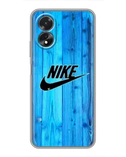 Чохол для OPPO A18 з картинкою «Блакитне дерево Nike»