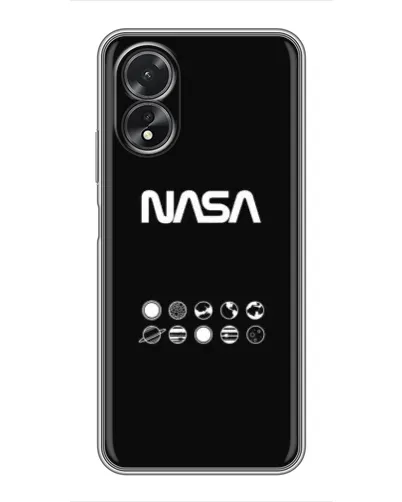 Чохол для OPPO A18 з картинкою «NASA — технічний принт» Чохол для OPPO A18 з картинкою «NASA — технічний принт»