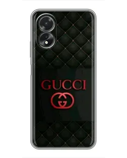 Чохол для OPPO A18 з картинкою «Gucci — стьобаний чорний» Чохол для OPPO A18 з картинкою «Gucci — стьобаний чорний»