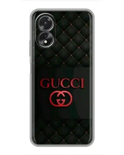 Чехол для OPPO A18 с картинкой «Gucci — стеганый черный»