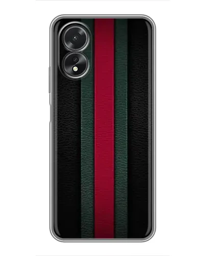 Чехол для OPPO A18 с картинкой «Gucci — неоновая линия»