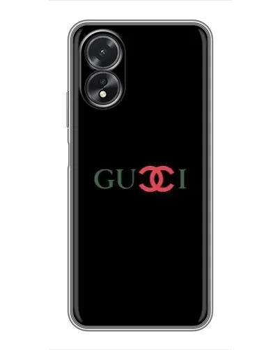 Чехол для OPPO A18 с картинкой «Gucci — красный градиент»