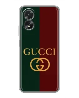 Чохол для OPPO A18 з картинкою «Gucci — темно-зелений градієнт» Чохол для OPPO A18 з картинкою «Gucci — темно-зелений градієнт»