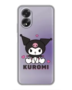 Чохол для OPPO A18 з картинкою «Kuromi — фіолетовий арт» Чохол для OPPO A18 з картинкою «Kuromi — фіолетовий арт»