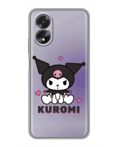 Чохол для OPPO A18 з картинкою «Kuromi — фіолетовий арт» Чохол для OPPO A18 з картинкою «Kuromi — фіолетовий арт»
