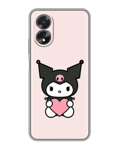 Чохол для OPPO A18 з картинкою «Kuromi та серце» Чохол для OPPO A18 з картинкою «Kuromi та серце»