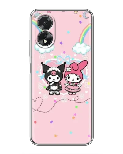 Чохол для OPPO A18 з картинкою «My Melody та Kuromi» Чохол для OPPO A18 з картинкою «My Melody та Kuromi»