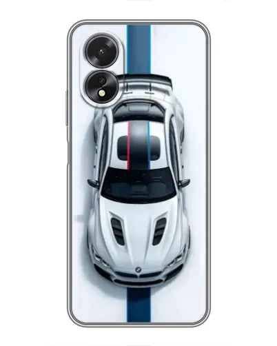 Чехол для OPPO A18 с картинкой «Вид сверху — BMW M»