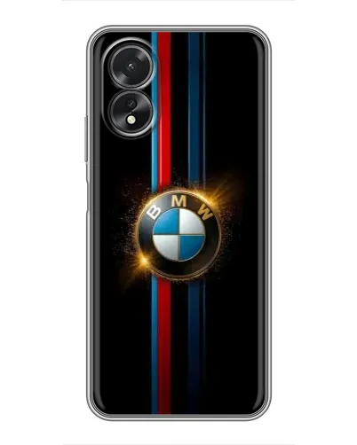 Чехол для OPPO A18 с картинкой «BMW M-Power неон»