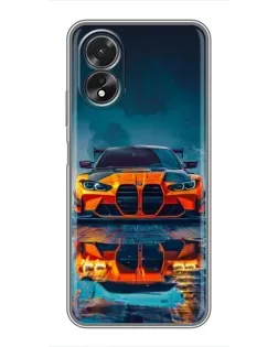 Чохол для OPPO A18 з картинкою «BMW — золота емблема» Чохол для OPPO A18 з картинкою «BMW — золота емблема»