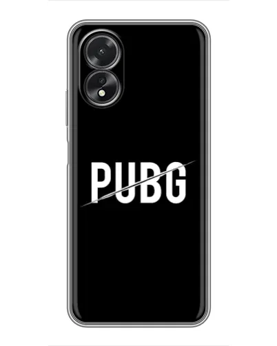 Чохол для OPPO A18 з картинкою «PUBG — білий логотип» Чохол для OPPO A18 з картинкою «PUBG — білий логотип»