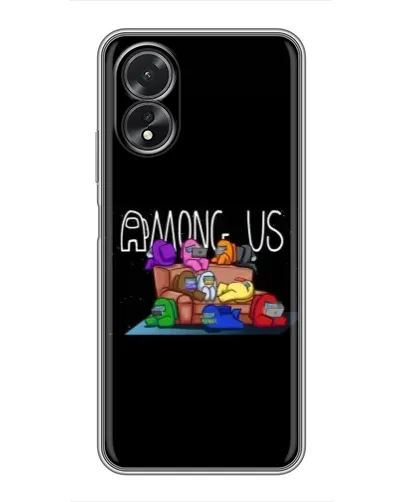 Чохол для OPPO A18 з картинкою «Логотип Among Us» Чохол для OPPO A18 з картинкою «Логотип Among Us»