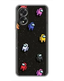 Чохол для OPPO A18 з картинкою «Космічний патерн Among Us» Чохол для OPPO A18 з картинкою «Космічний патерн Among Us»