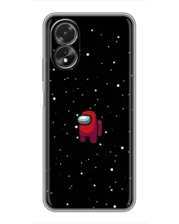 Чохол для OPPO A18 з картинкою «Червоний Among Us»