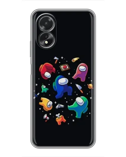 Чохол для OPPO A18 з картинкою «Among Us космос» Чохол для OPPO A18 з картинкою «Among Us космос»