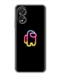 Чохол для OPPO A18 з картинкою «Among Us градієнт»