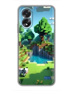 Чохол для OPPO A18 з картинкою «Minecraft літній день» Чохол для OPPO A18 з картинкою «Minecraft літній день»
