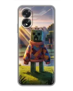 Чохол для OPPO A18 з картинкою «Кріпер у светрі» Чохол для OPPO A18 з картинкою «Кріпер у светрі»